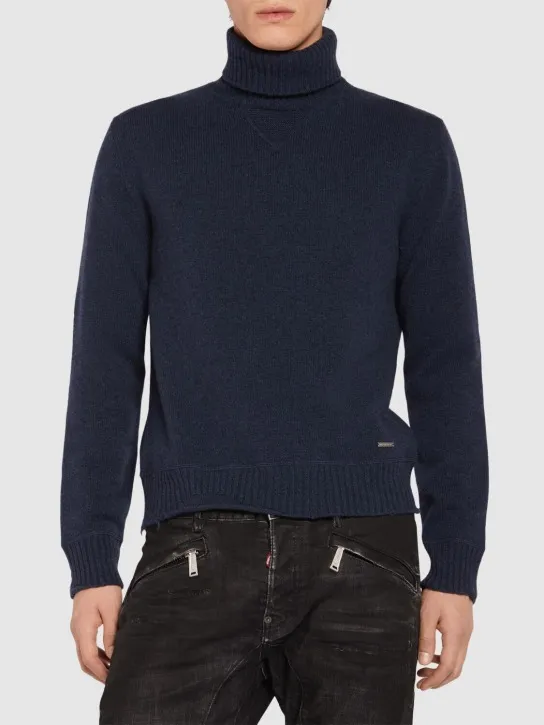 Dsquared2   Wool &amp; cashmere turtleneck sweater 