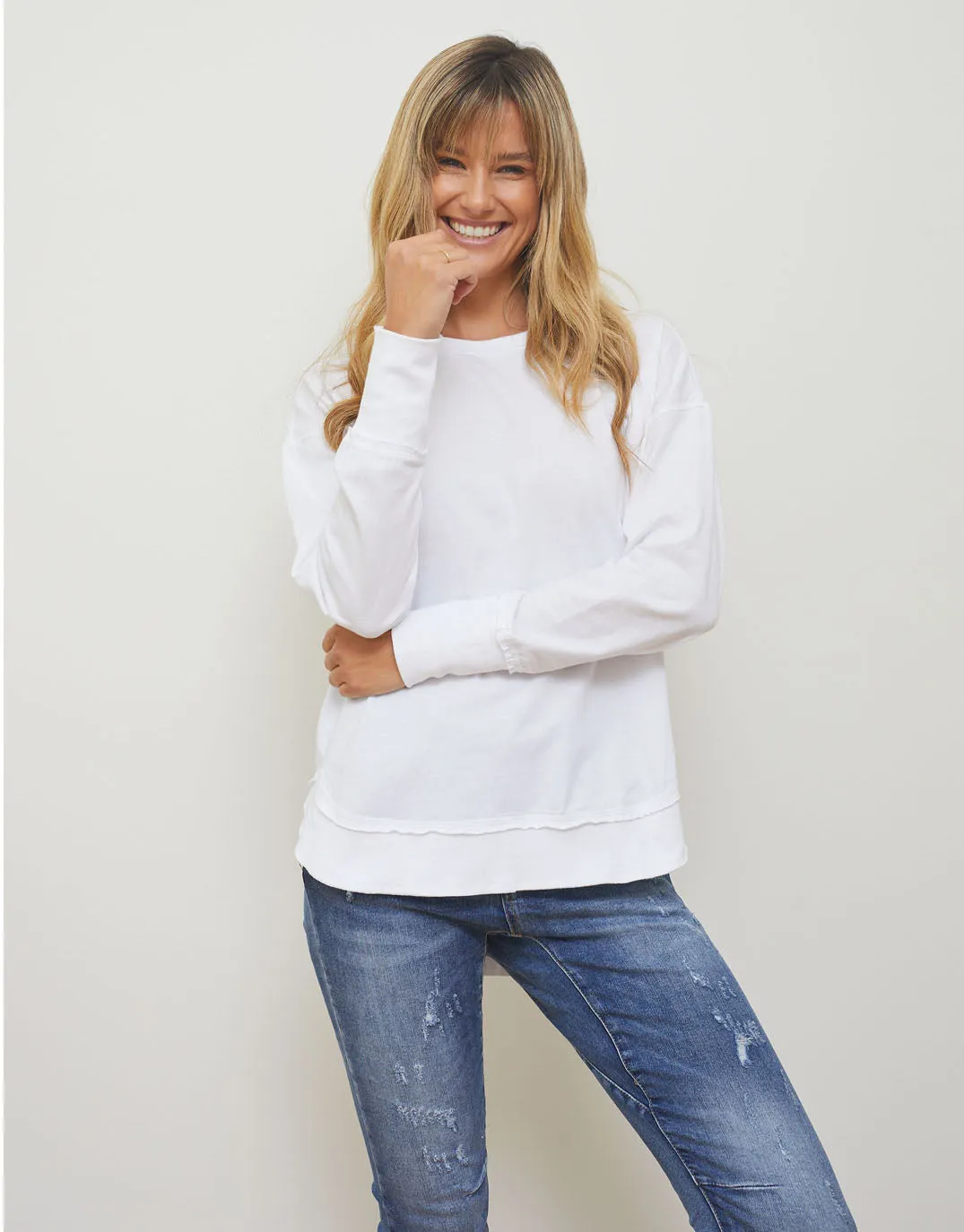 Farrah Long Sleeve - White