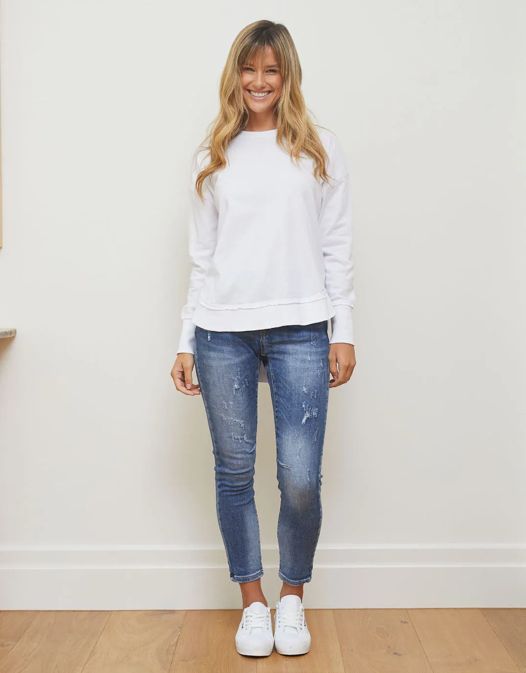 Farrah Long Sleeve - White