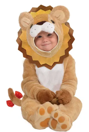 Flauschiges Löwen Baby Kostüm
