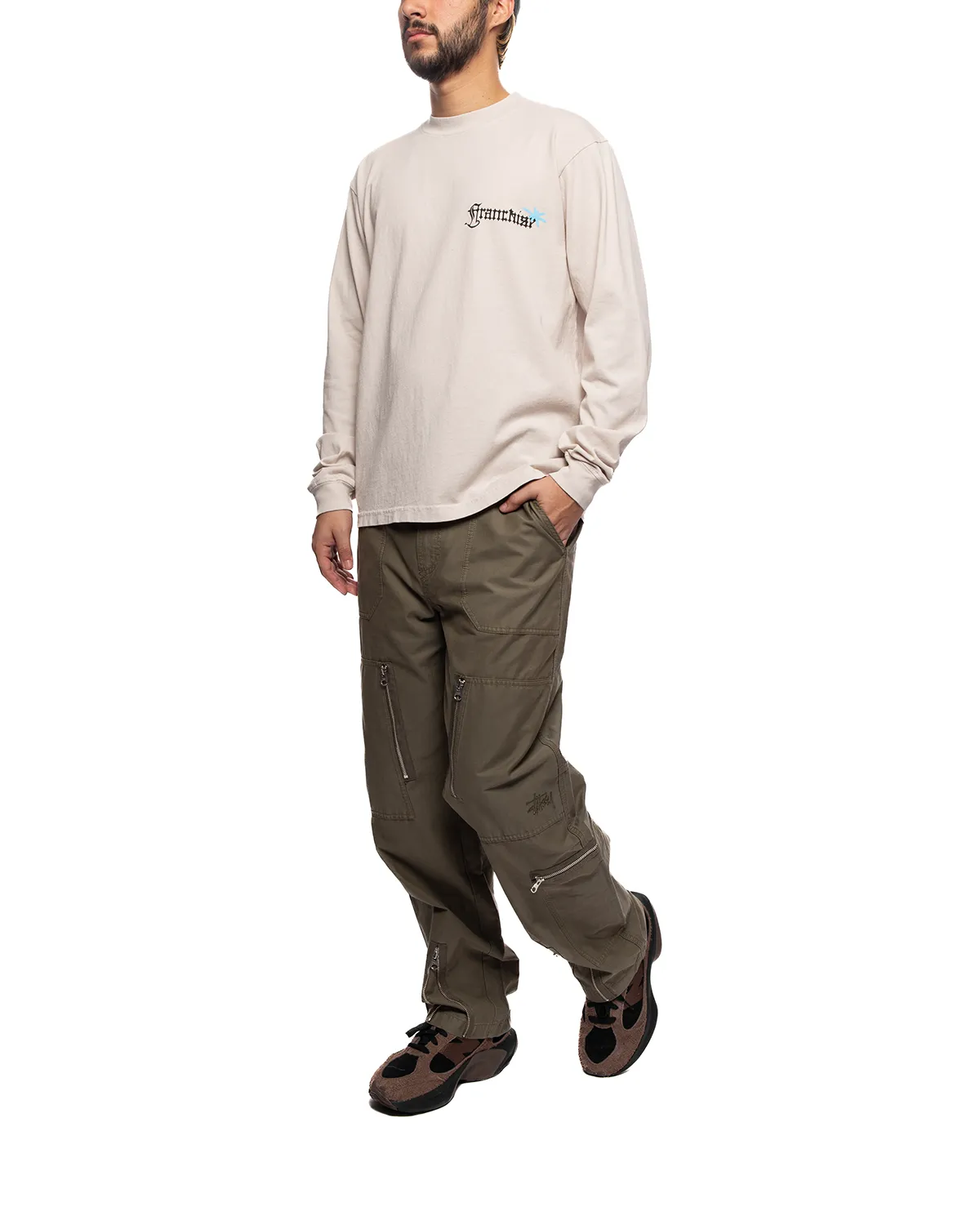 Footwork Long Sleeve T-Shirt Cement