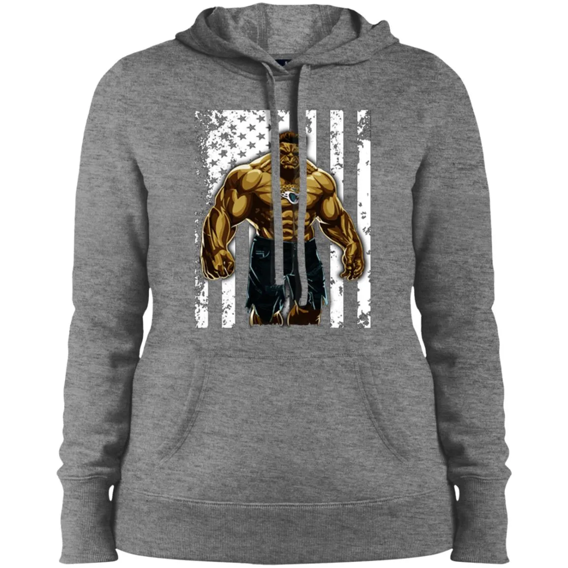 Giants Hulk Jacksonville Jaguars T-shirt Flag Women Hooded Sweatshirt