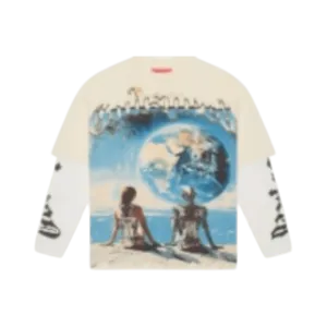 GodSpeed Artificial Love Layered T-Shirt - Cream
