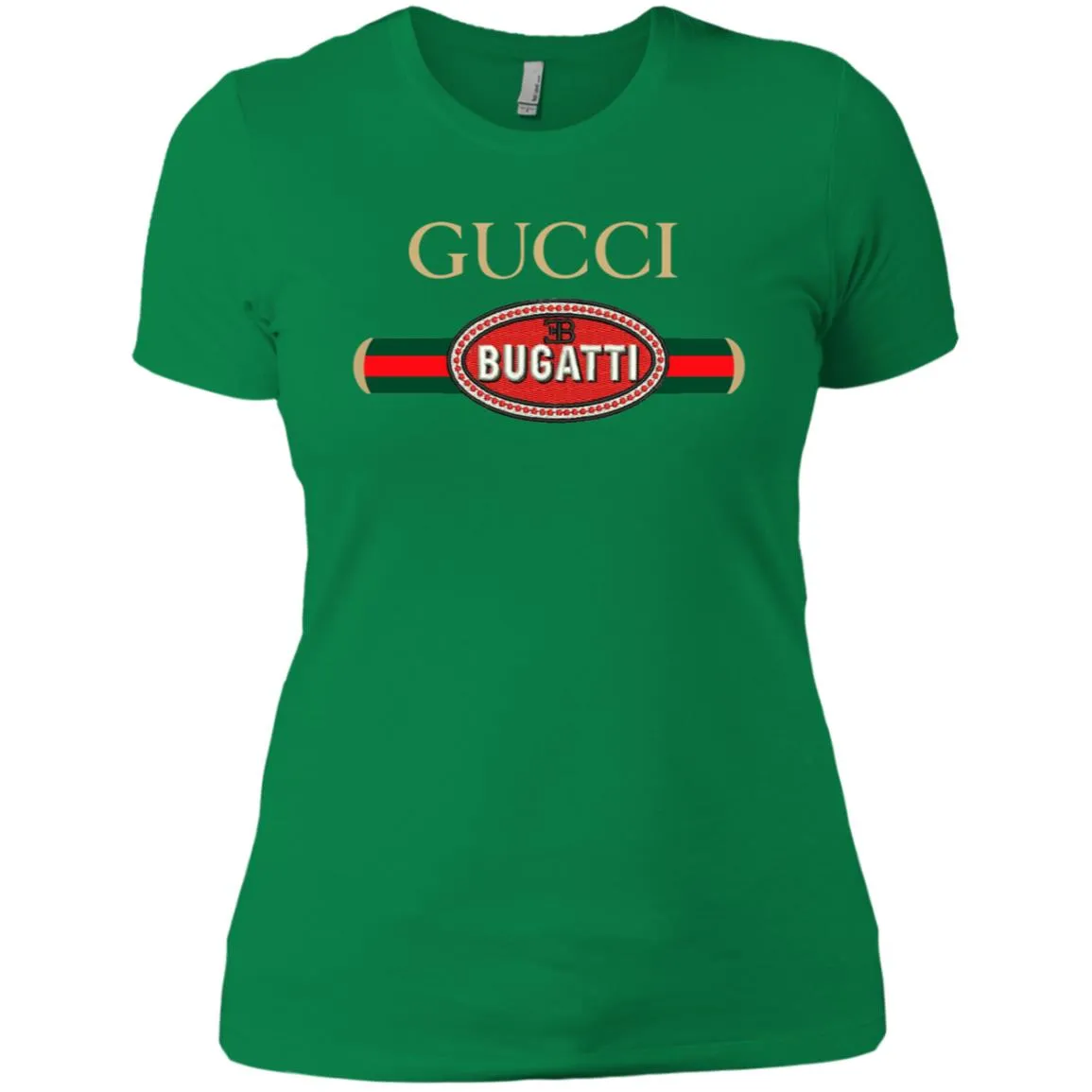 Gucci Bugatti T-shirt Women Cotton T-Shirt