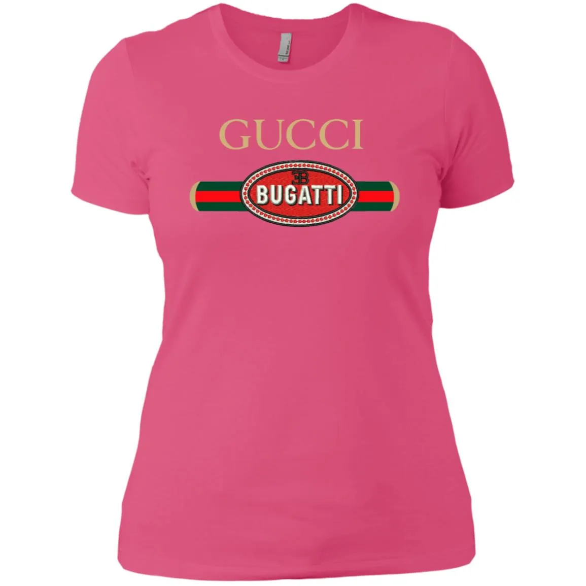 Gucci Bugatti T-shirt Women Cotton T-Shirt