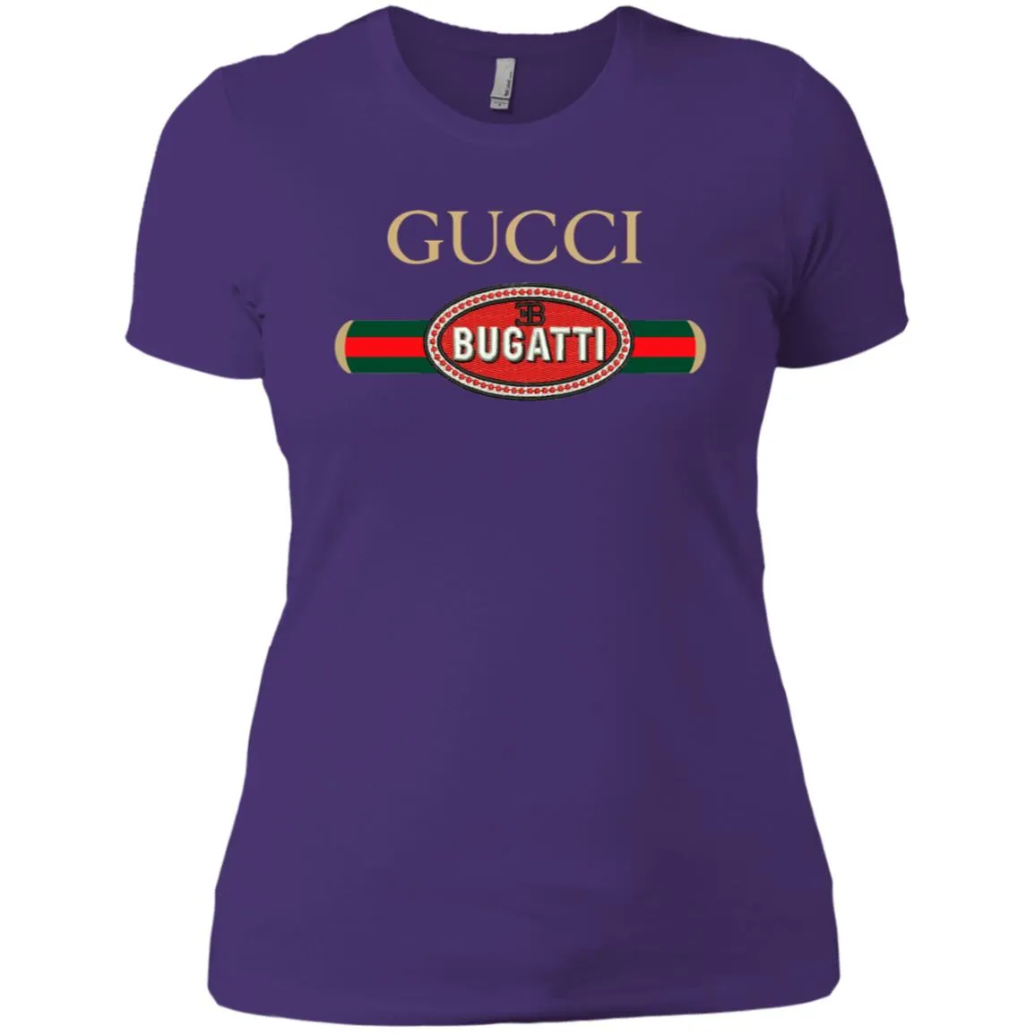 Gucci Bugatti T-shirt Women Cotton T-Shirt