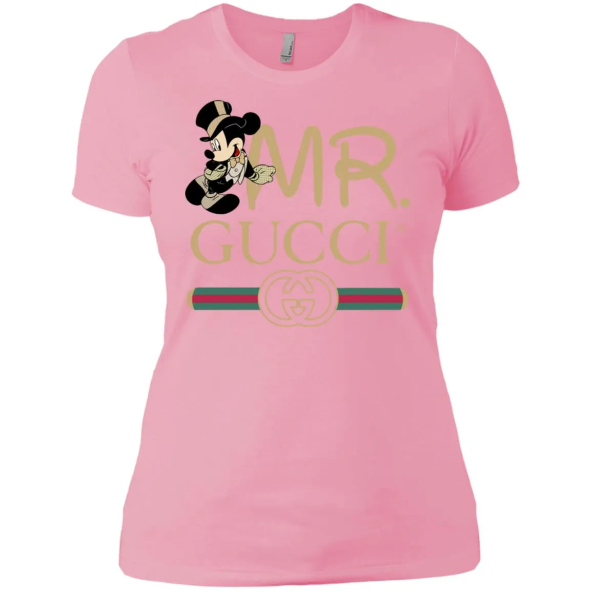 Gucci Couple Disney Mickey Valentine's Day T-shirt Women Cotton T-Shirt
