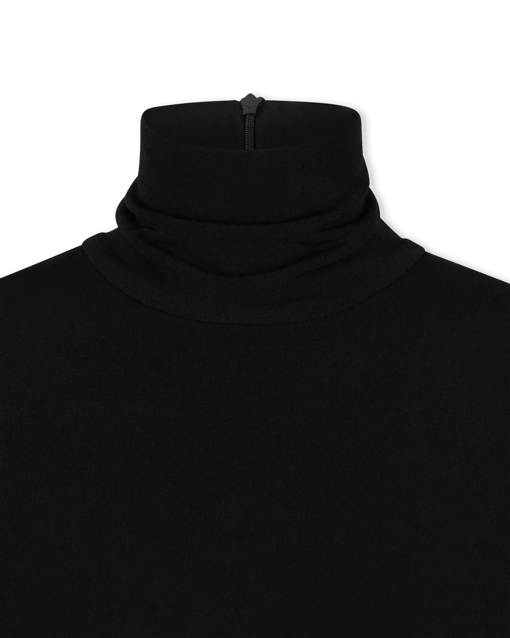 Half Sleeve Fitted Turtleneck Top