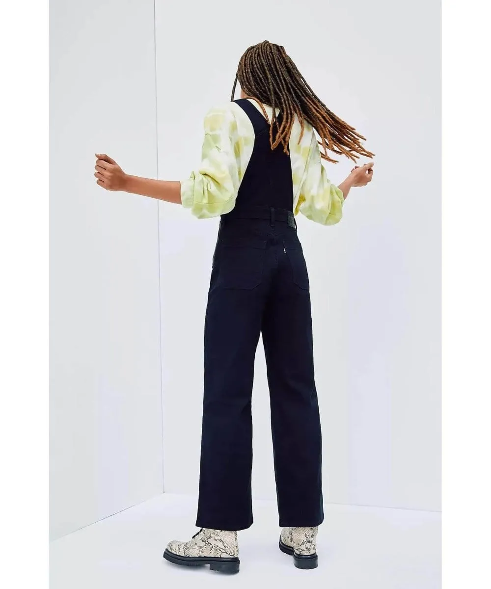 High Loose Overall Cozy Black
