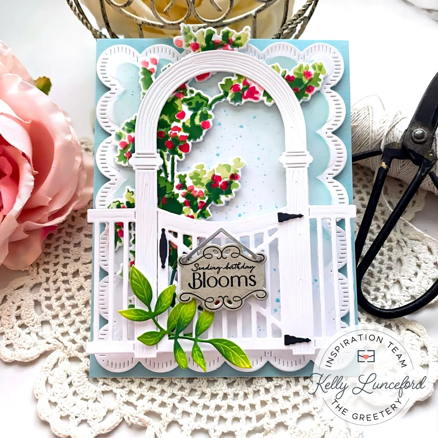 Impressionist Garden stencil