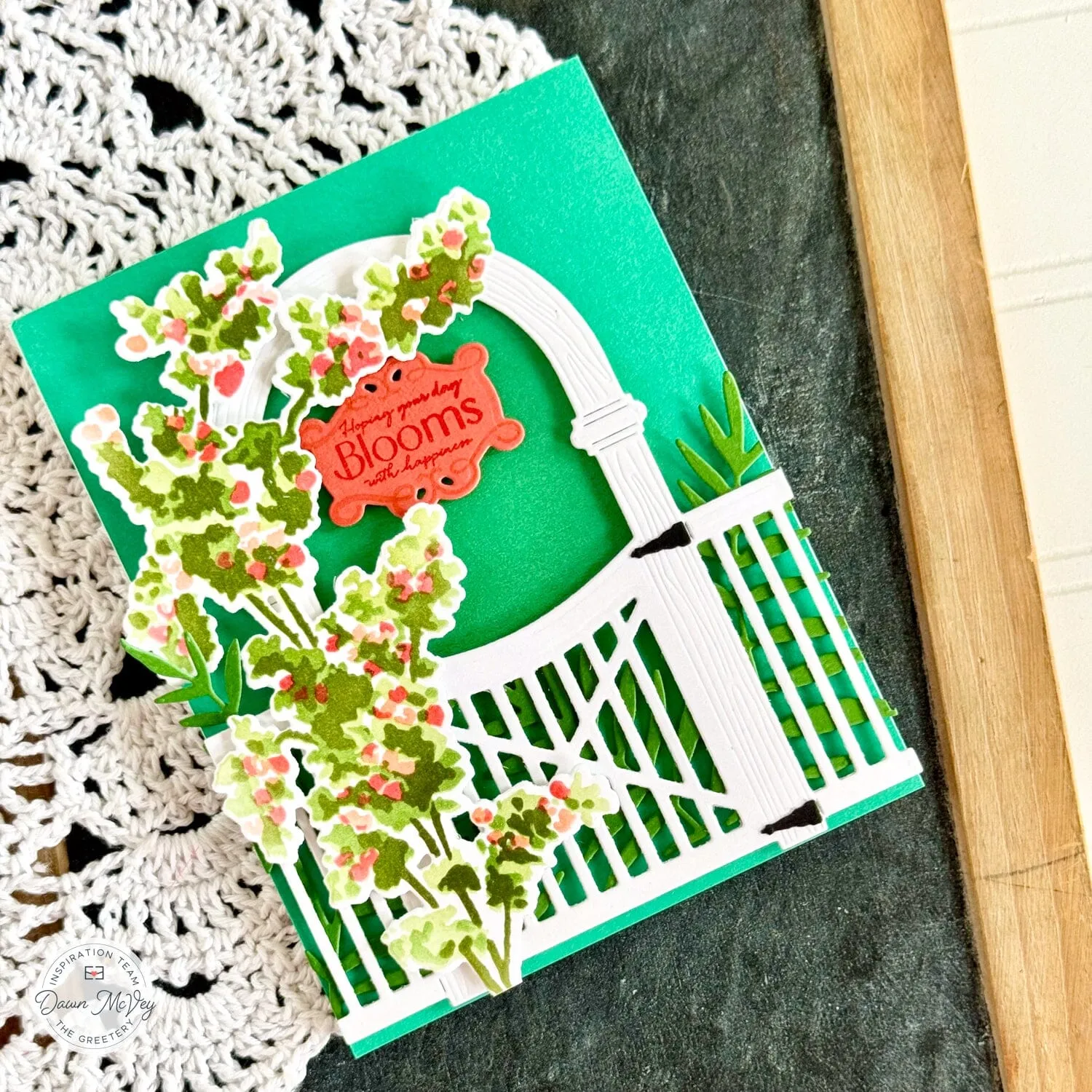 Impressionist Garden stencil