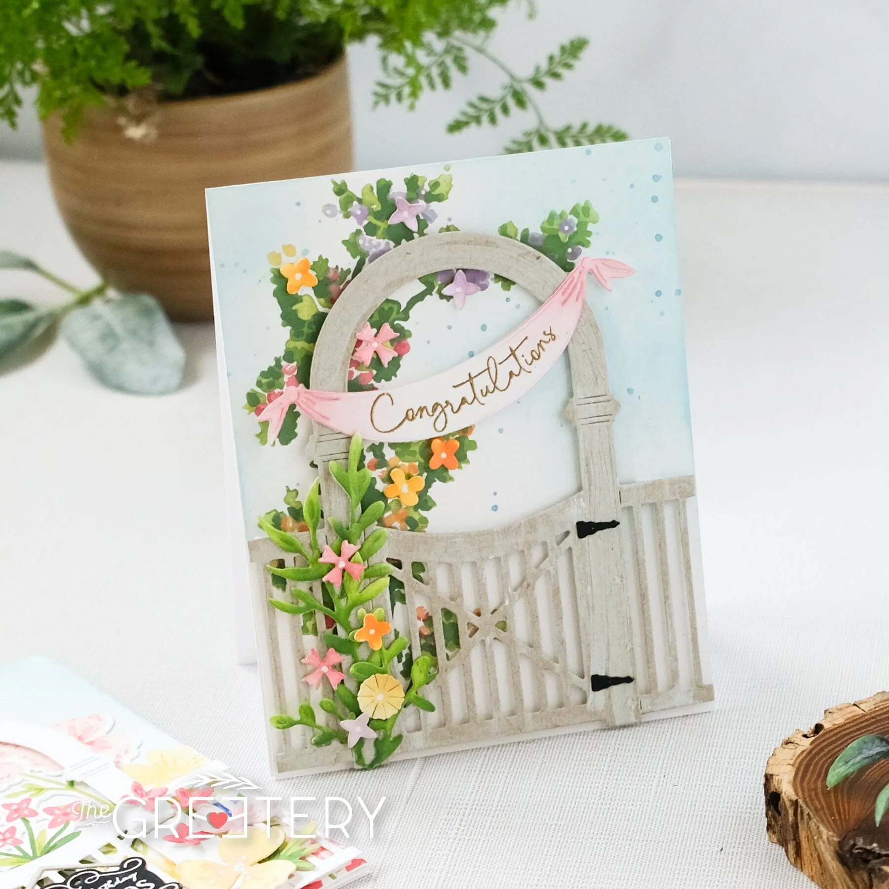 Impressionist Garden stencil