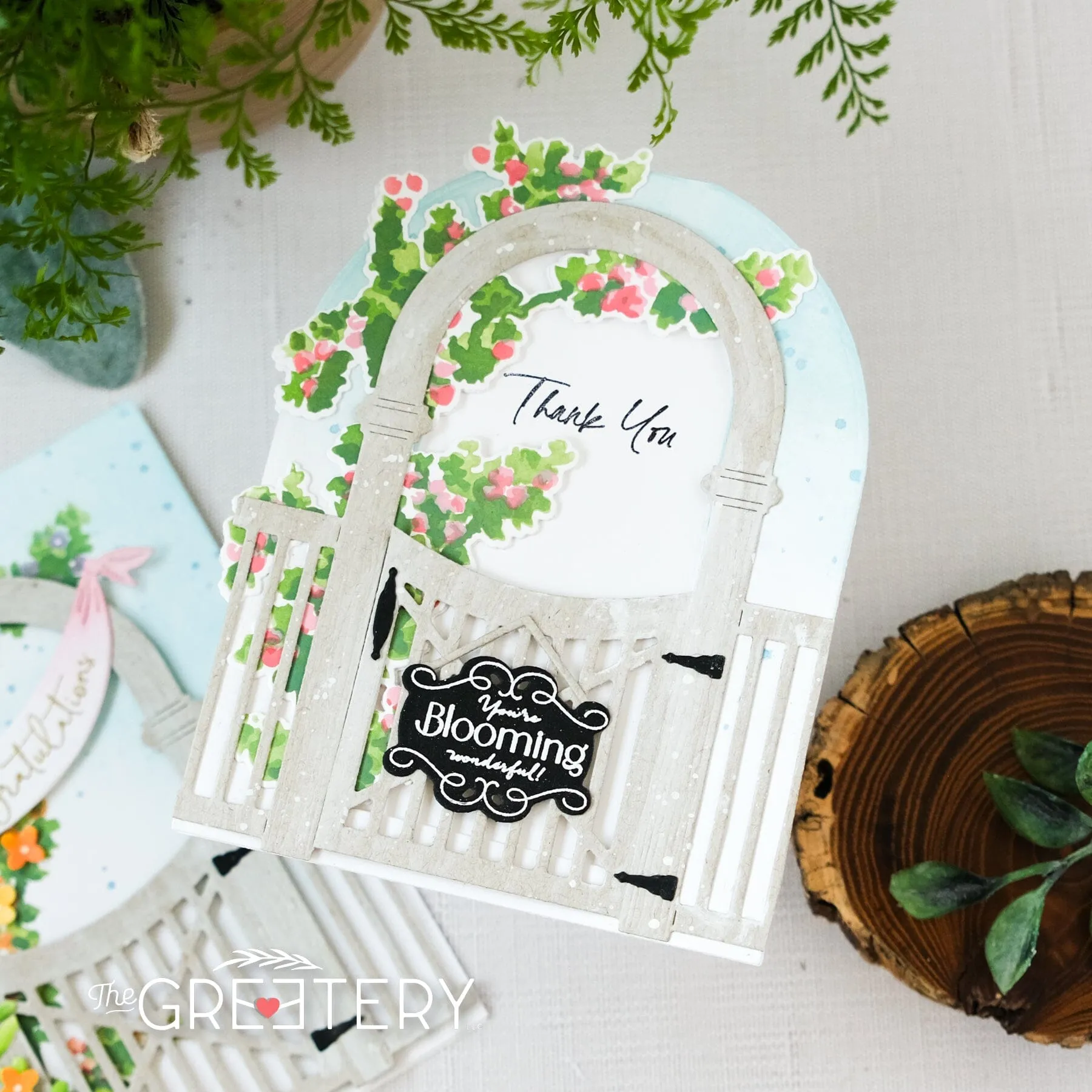 Impressionist Garden stencil