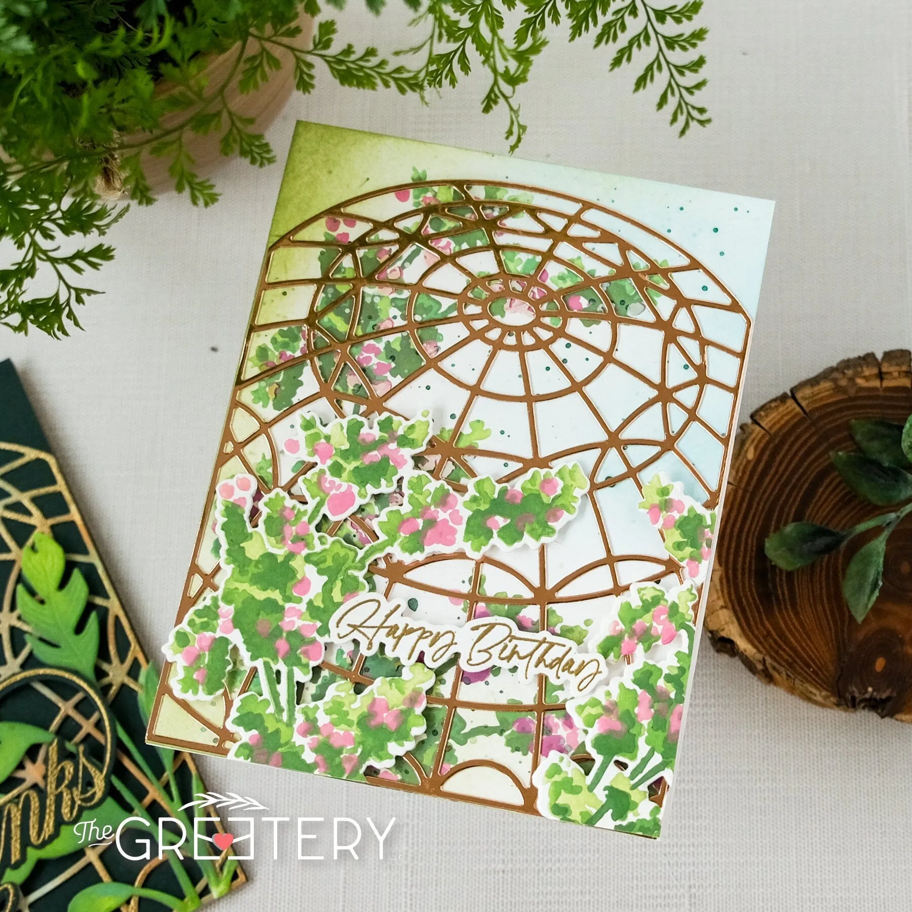 Impressionist Garden stencil
