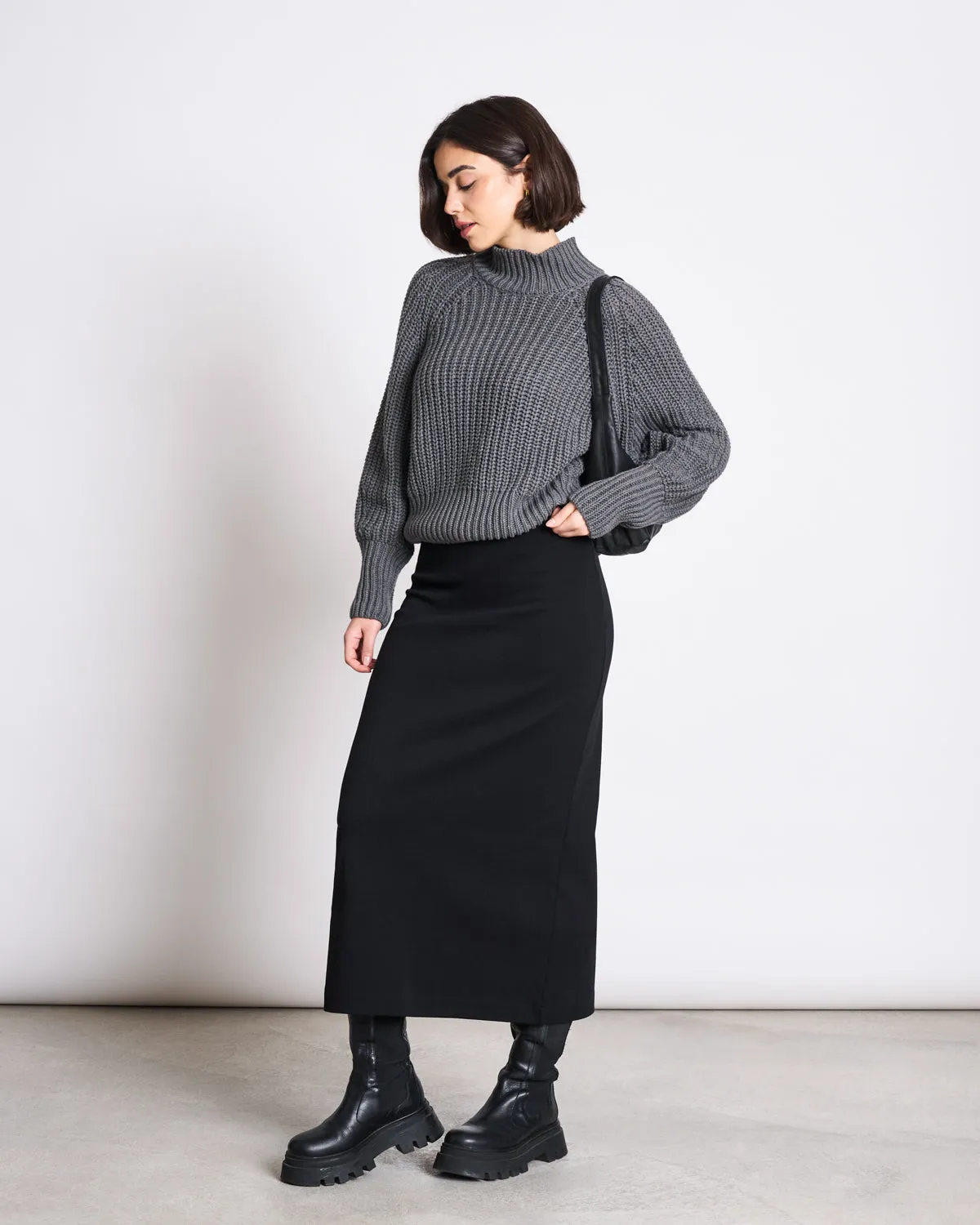JUMPER OLA DARK GREY GOTS