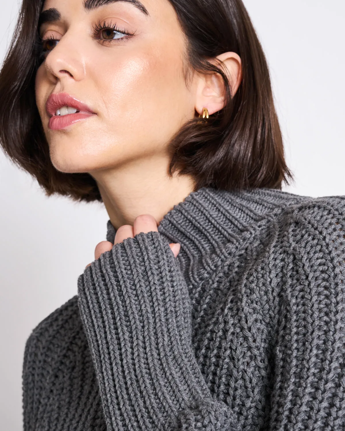 JUMPER OLA DARK GREY GOTS