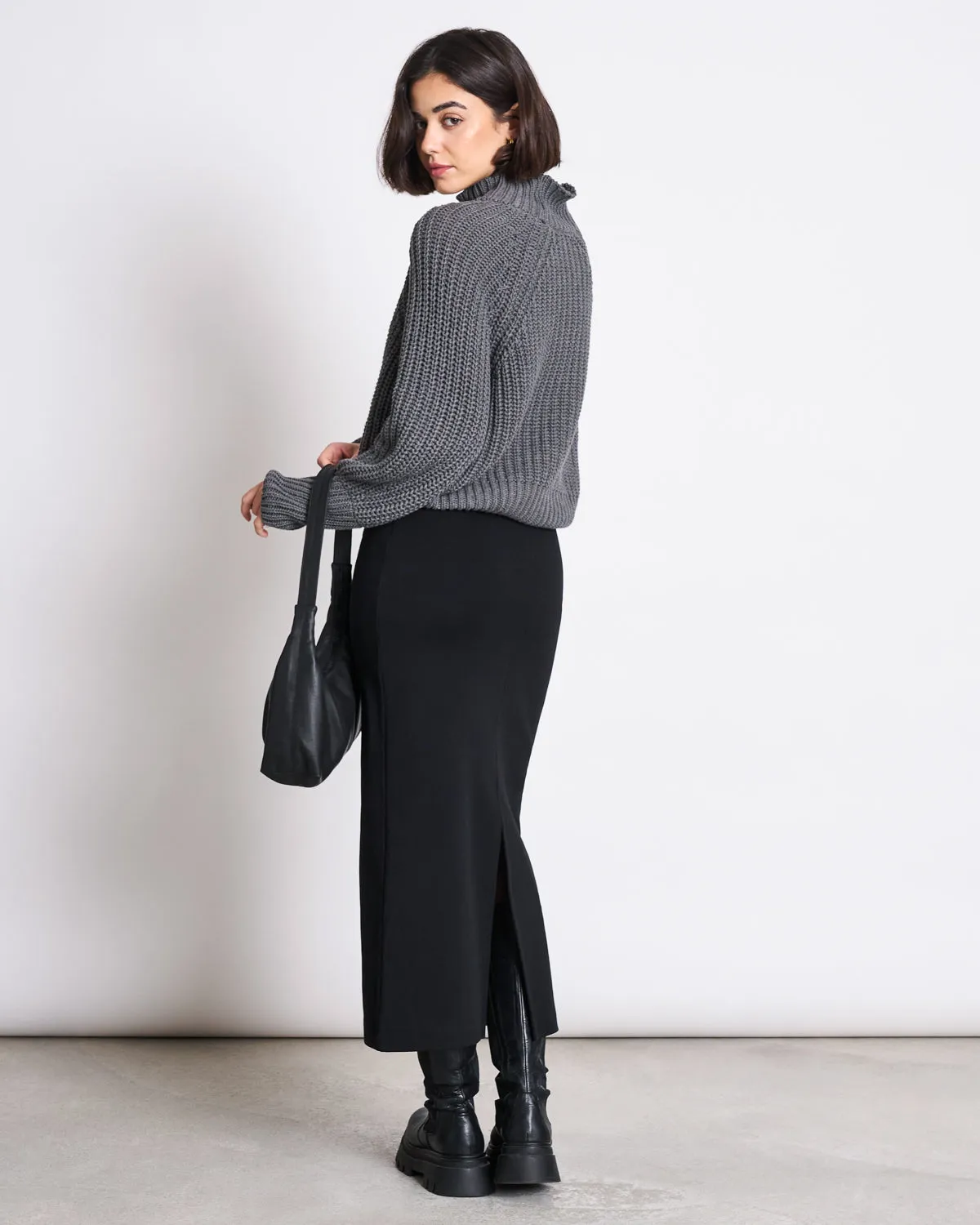 JUMPER OLA DARK GREY GOTS
