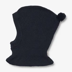 Knitted Balaclava Pomi | Baby - navy