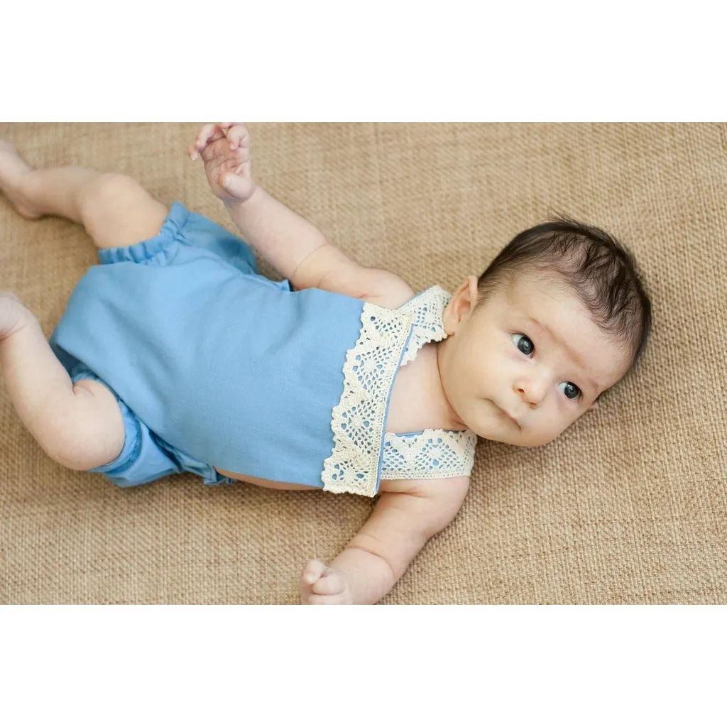 Lace Boho Baby Romper