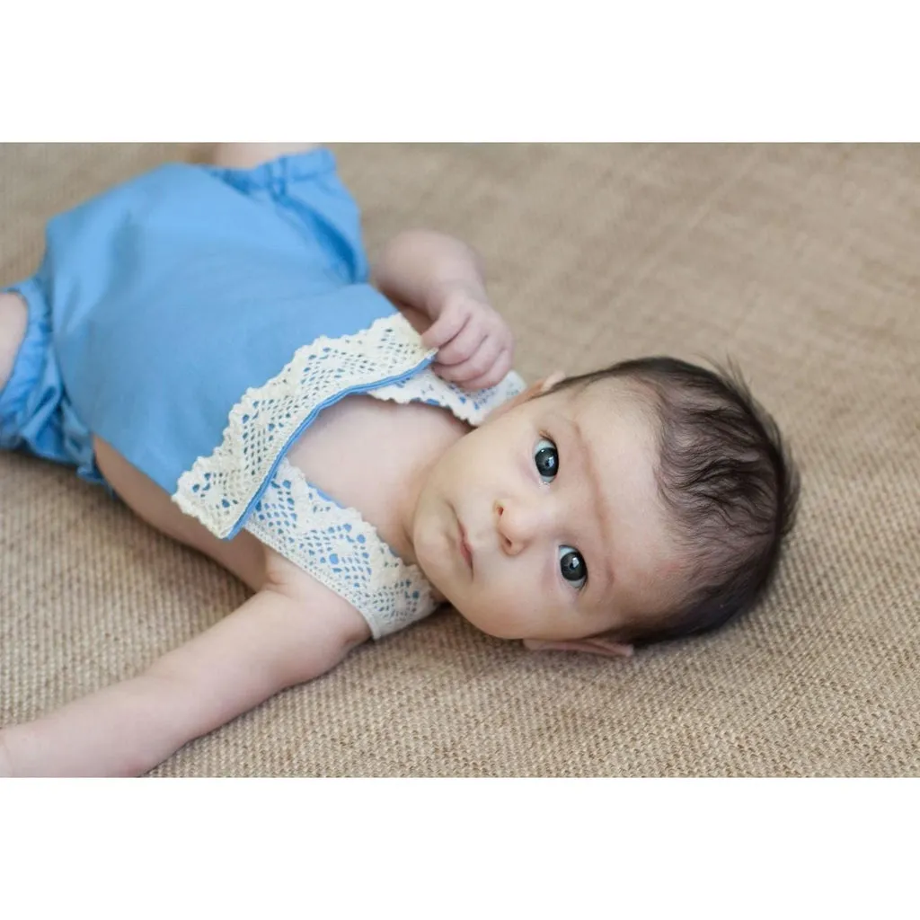 Lace Boho Baby Romper