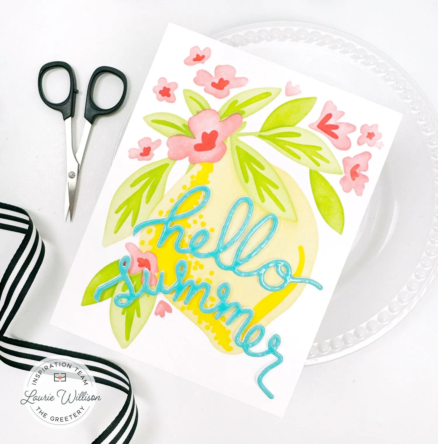 Large Lemon stencil