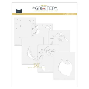 Large Lemon stencil