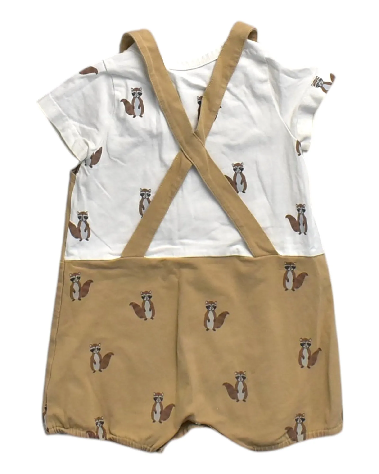 Le Petit Society Animal Overall Set 12M