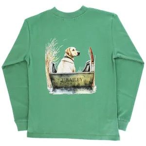 Long Sleeve Logo Tee - Dog In Boat