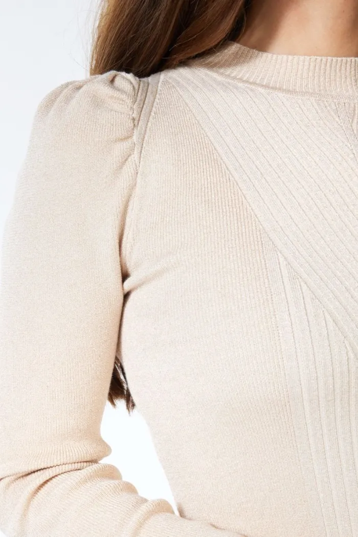 Lurex Turtleneck Sweater