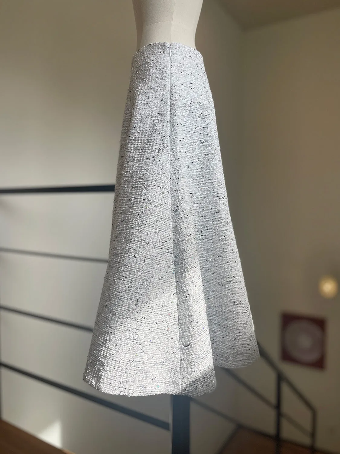 MADISONBLUE   PANEL FLARE SK TWEED