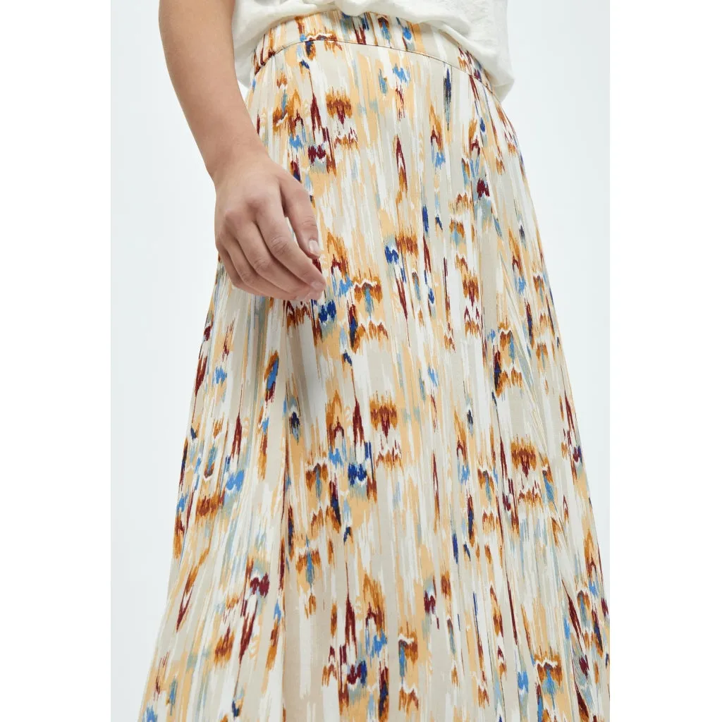 Mahogany Julianna Skirt - Feather Gray Print