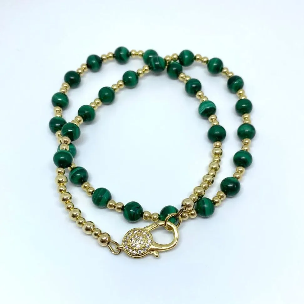 Malachite Necklace - Zen