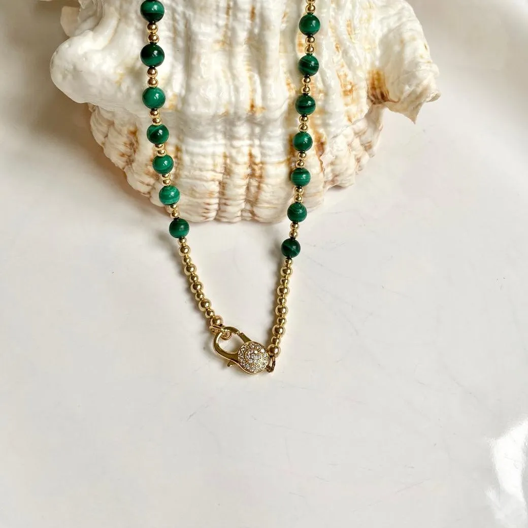 Malachite Necklace - Zen