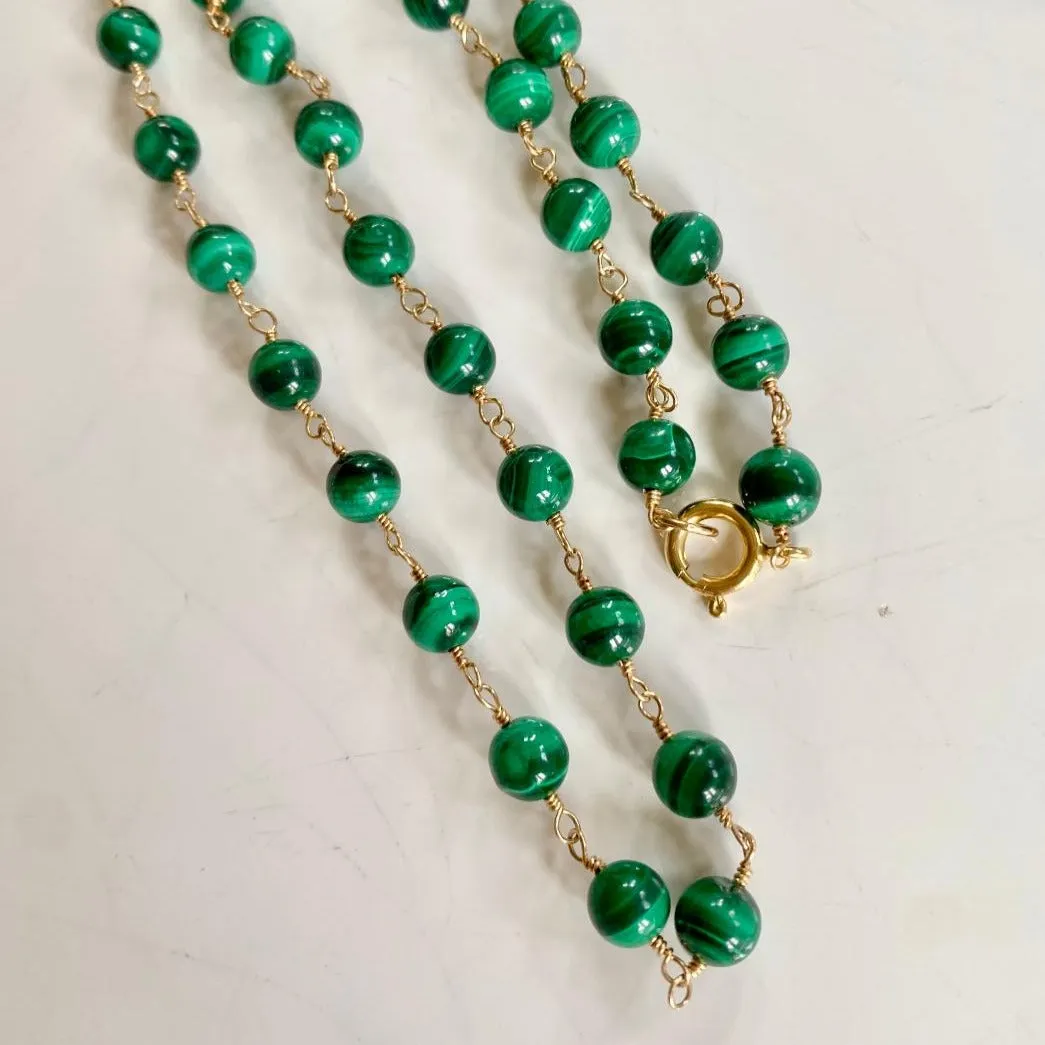 Malachite Necklace - Zen