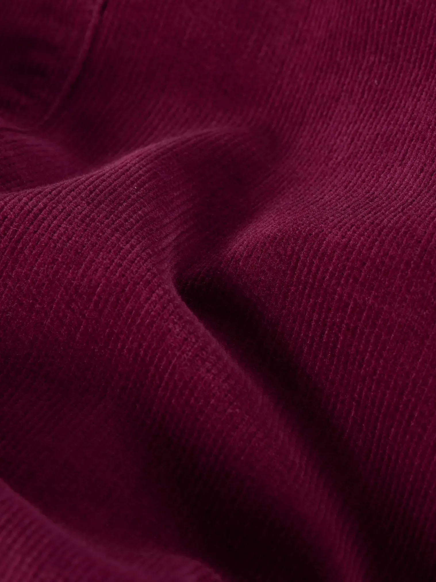 MELODY Organic Cord Skirt in Deep Red by WhiteStuff