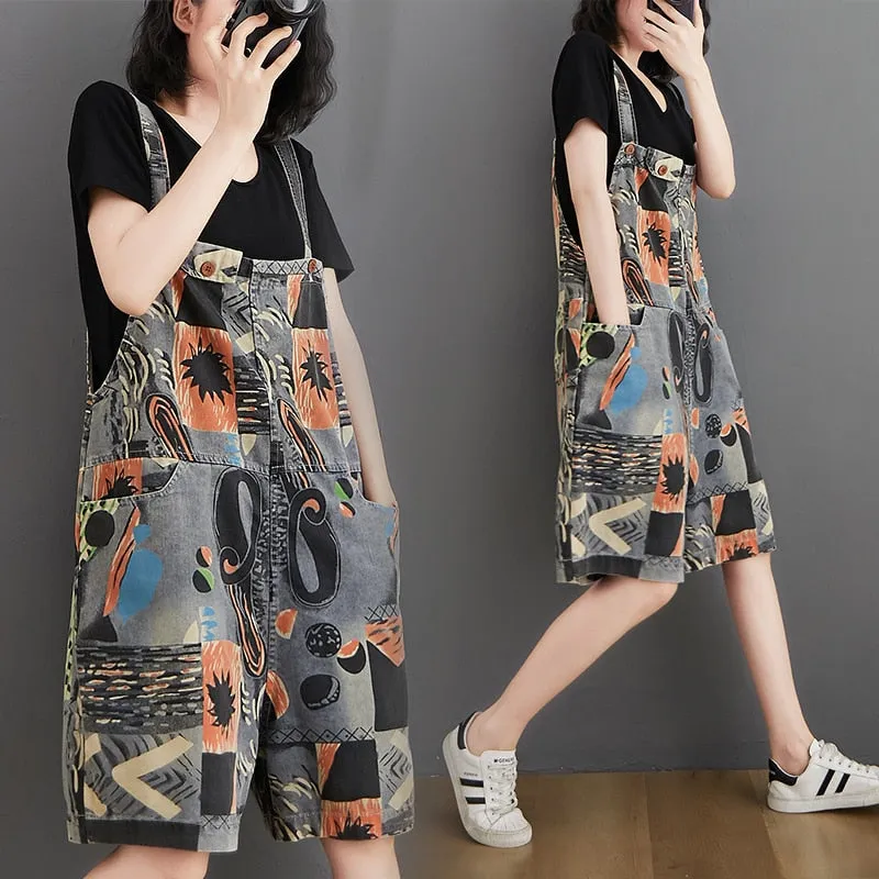 Miami-Summer Denim Overall