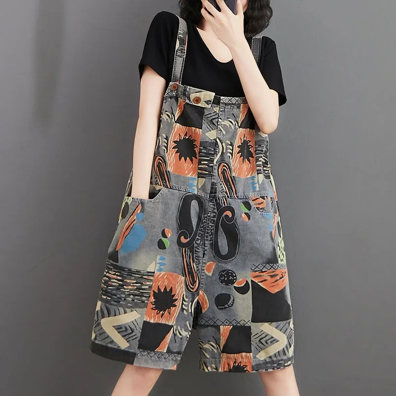 Miami-Summer Denim Overall