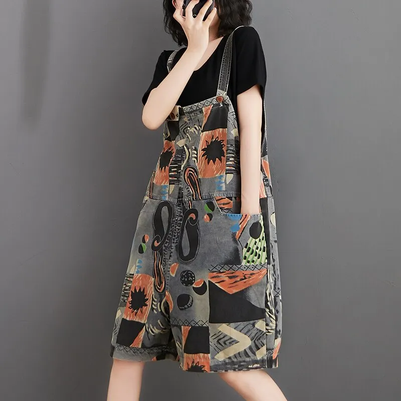Miami-Summer Denim Overall