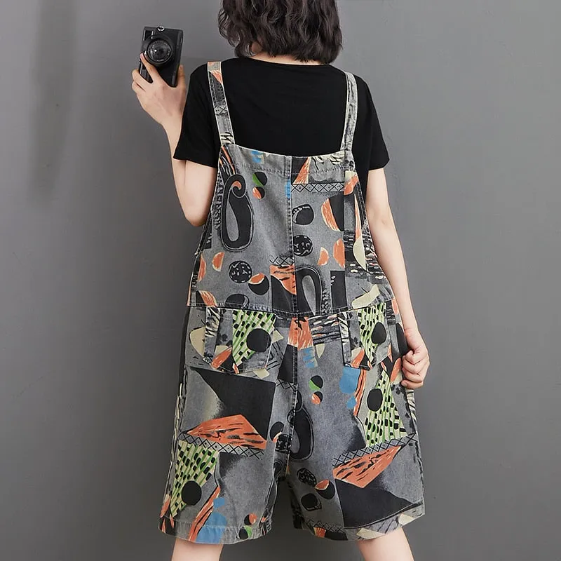 Miami-Summer Denim Overall