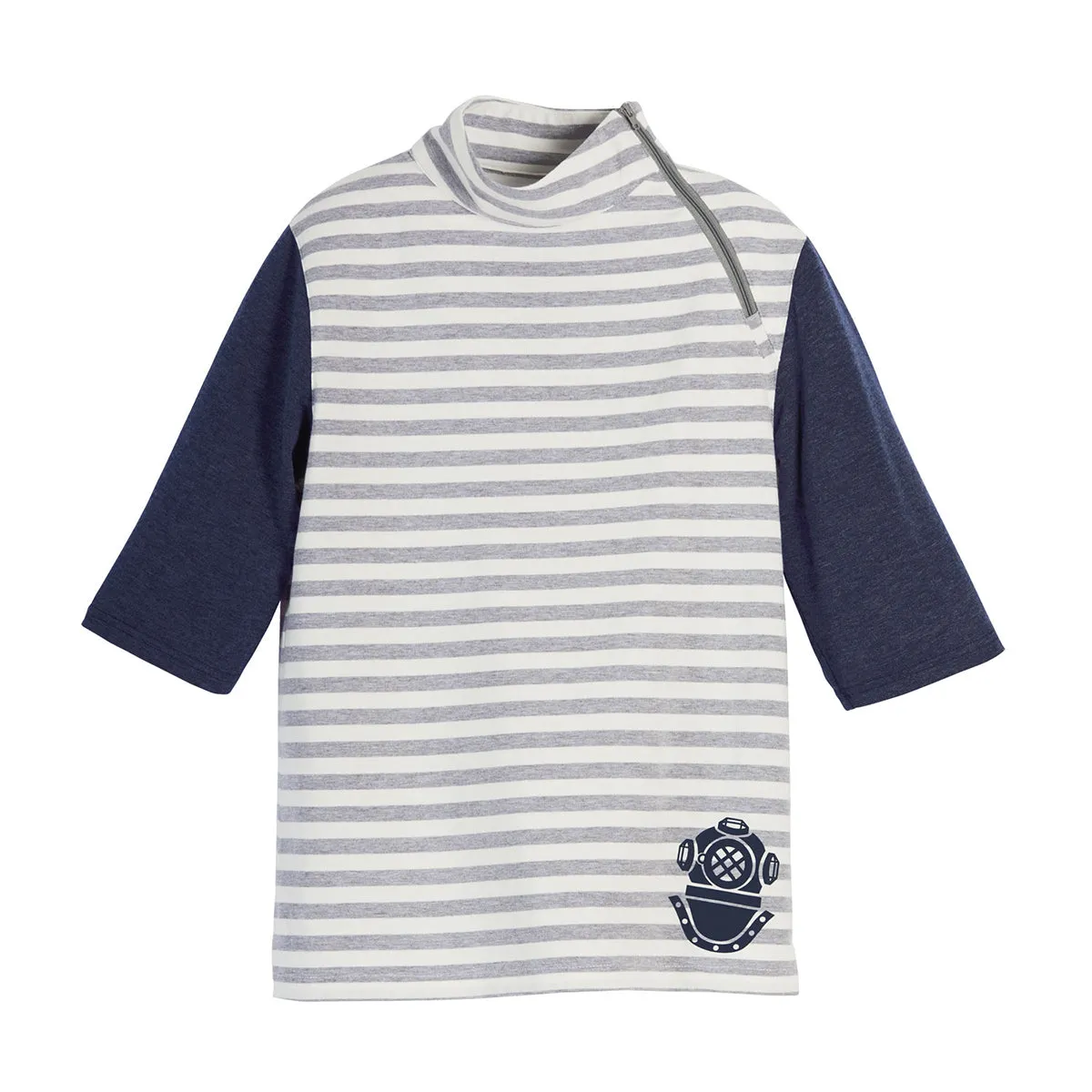 Mock Turtle Zip Top