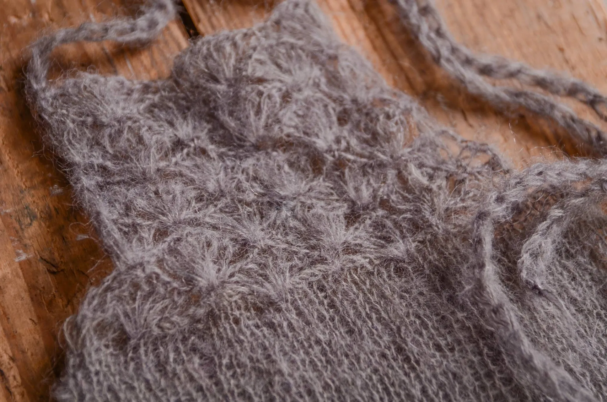 Mohair Overall - Gray