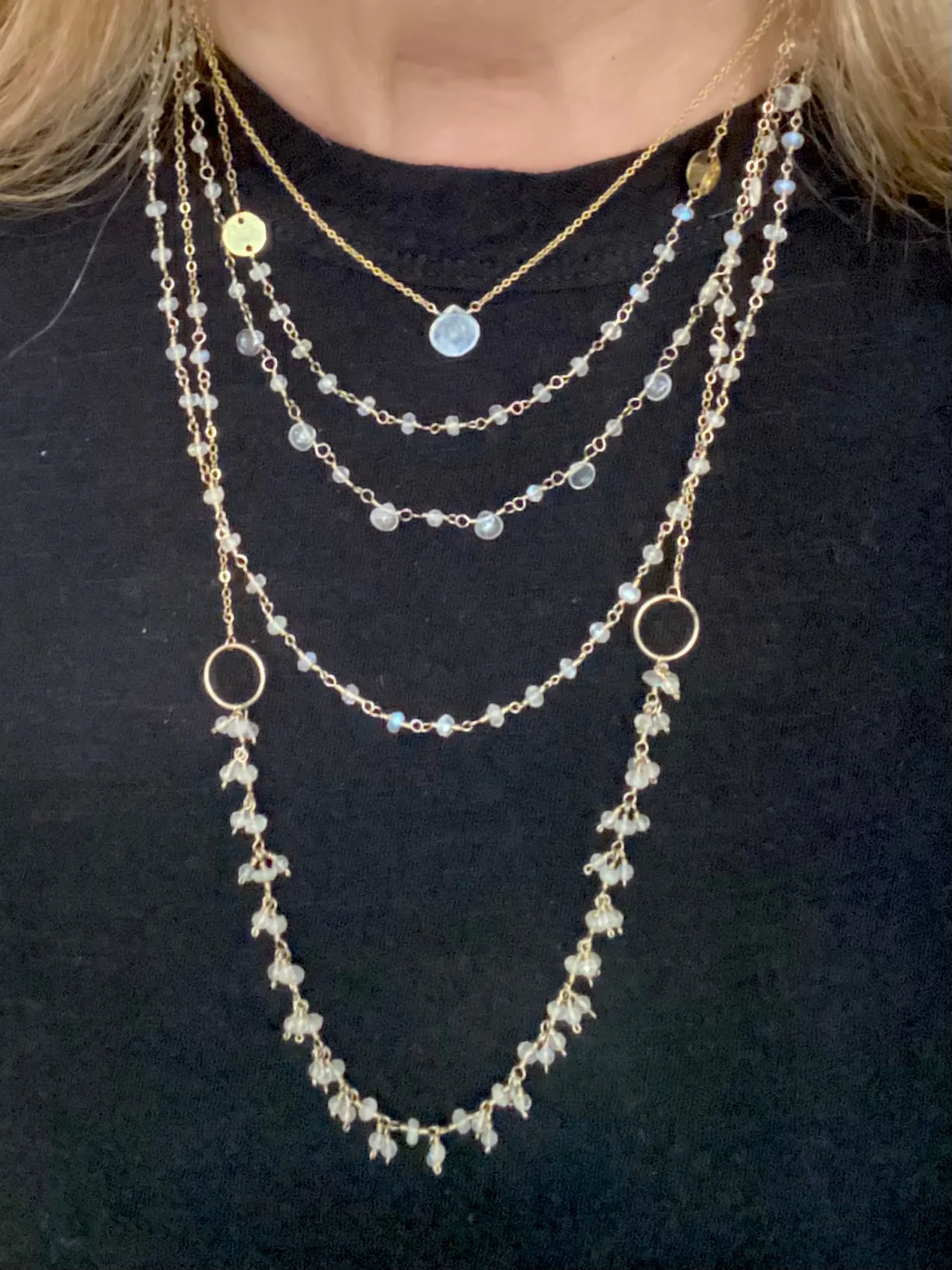 Moonstone Necklace - Glow
