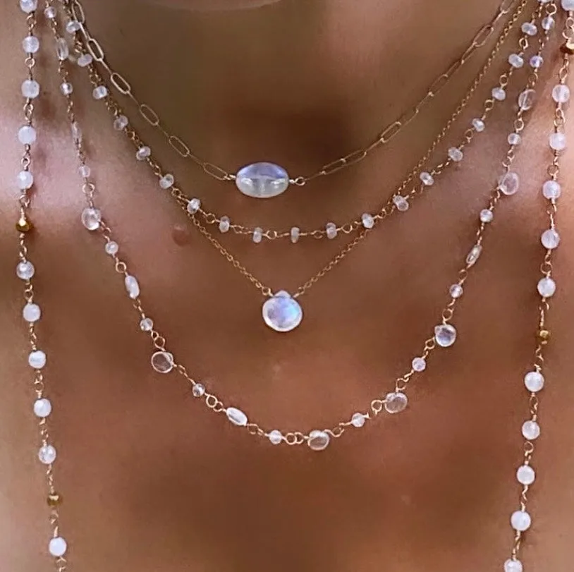Moonstone Necklace - Glow