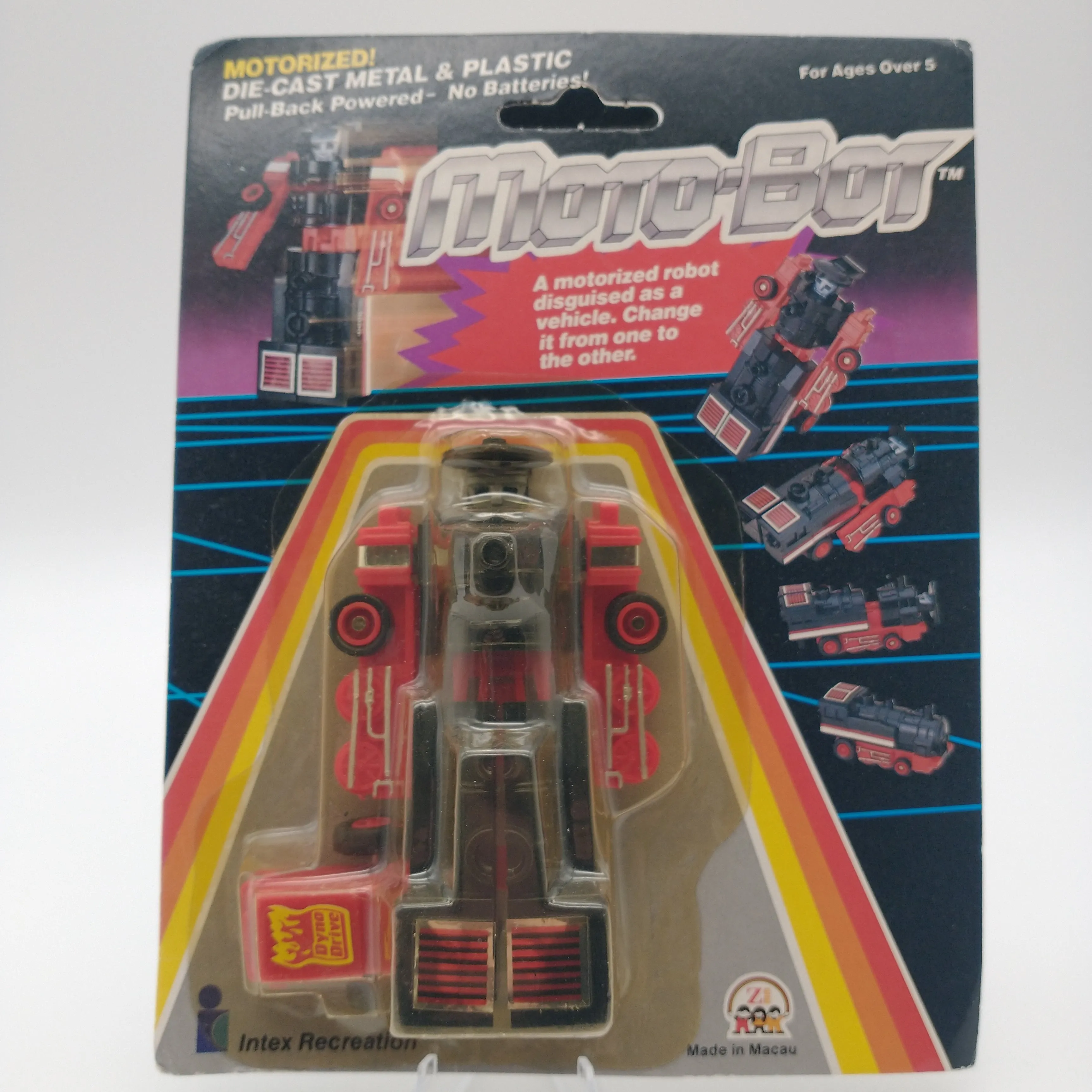 Moto-Bot Locomotive Transformers KO Intex Recreation 1984