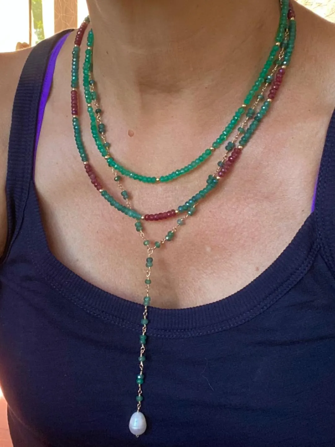 Onyx Necklace - Oxana