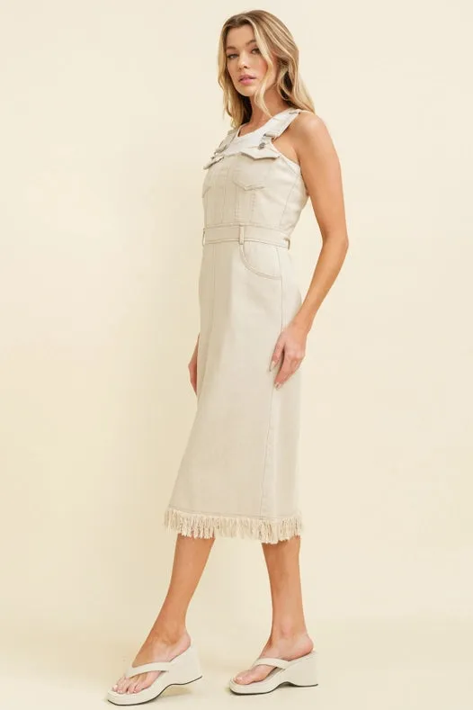 Overall Midi Dress