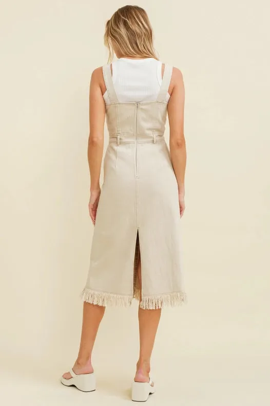 Overall Midi Dress