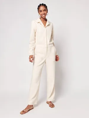 Overland Twill Jumpsuit in Natural