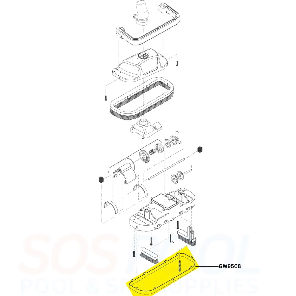 Pentair Vacuum Skirt For Great White Cleaners | GW9508