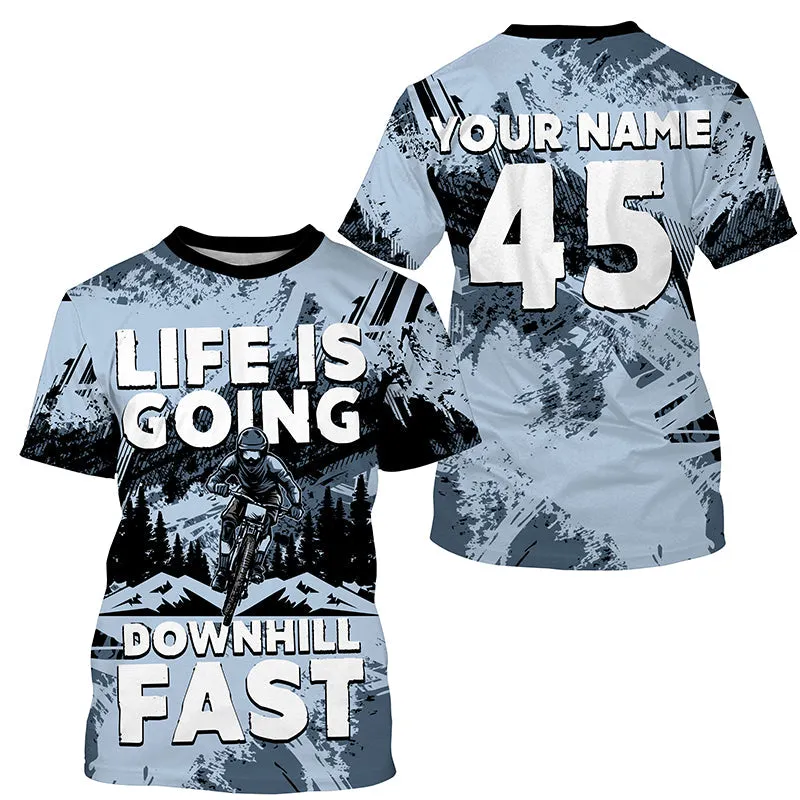 Personalized Name Kids NTB Downhill 3D Long Sleeve Mountain Bike Shirt Boys Girls Mens Cycling Clothes